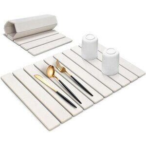 Dish Drying Mat Quick Absorbent Kitchen Counter Heat Resistant Pad